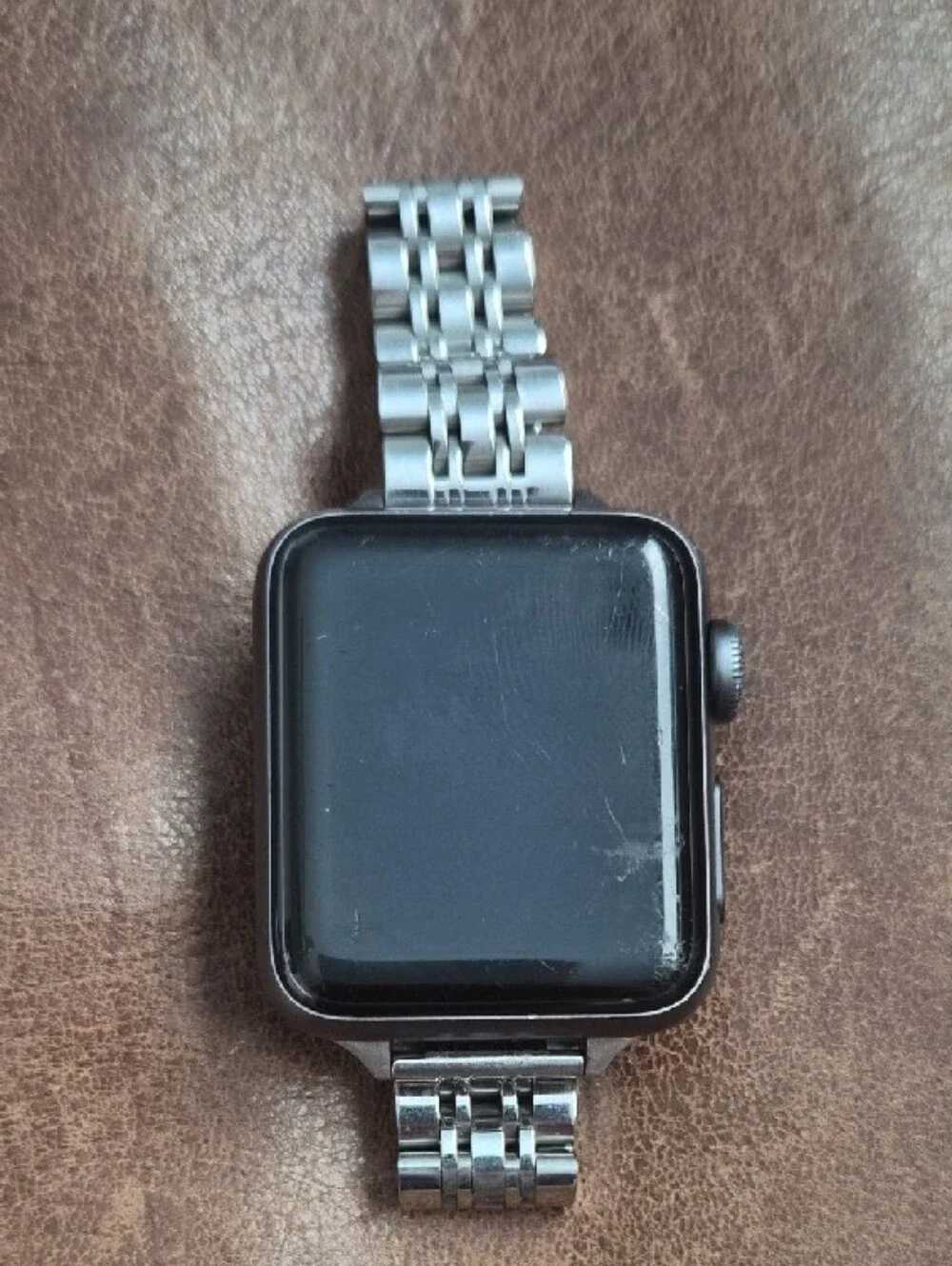 Smartwatch Pair - Blue Silicone Strap + Silver Metal Band